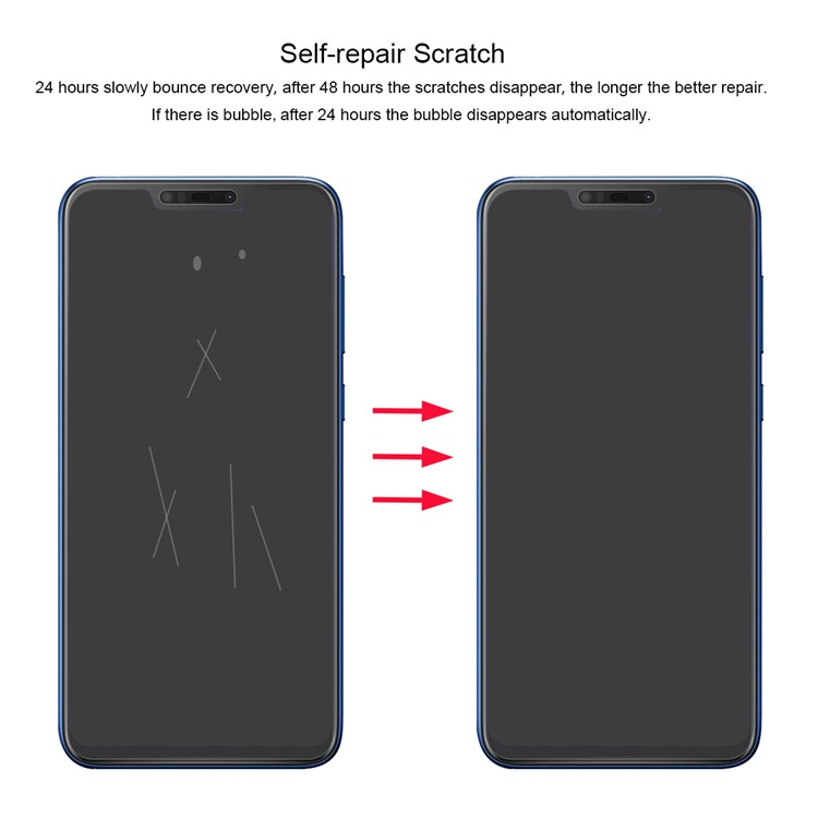 HAT PRINCE Soft 3D Full Coverage Screen Protector Film for Asus Zenfone Max (M2) ZB633KL-3