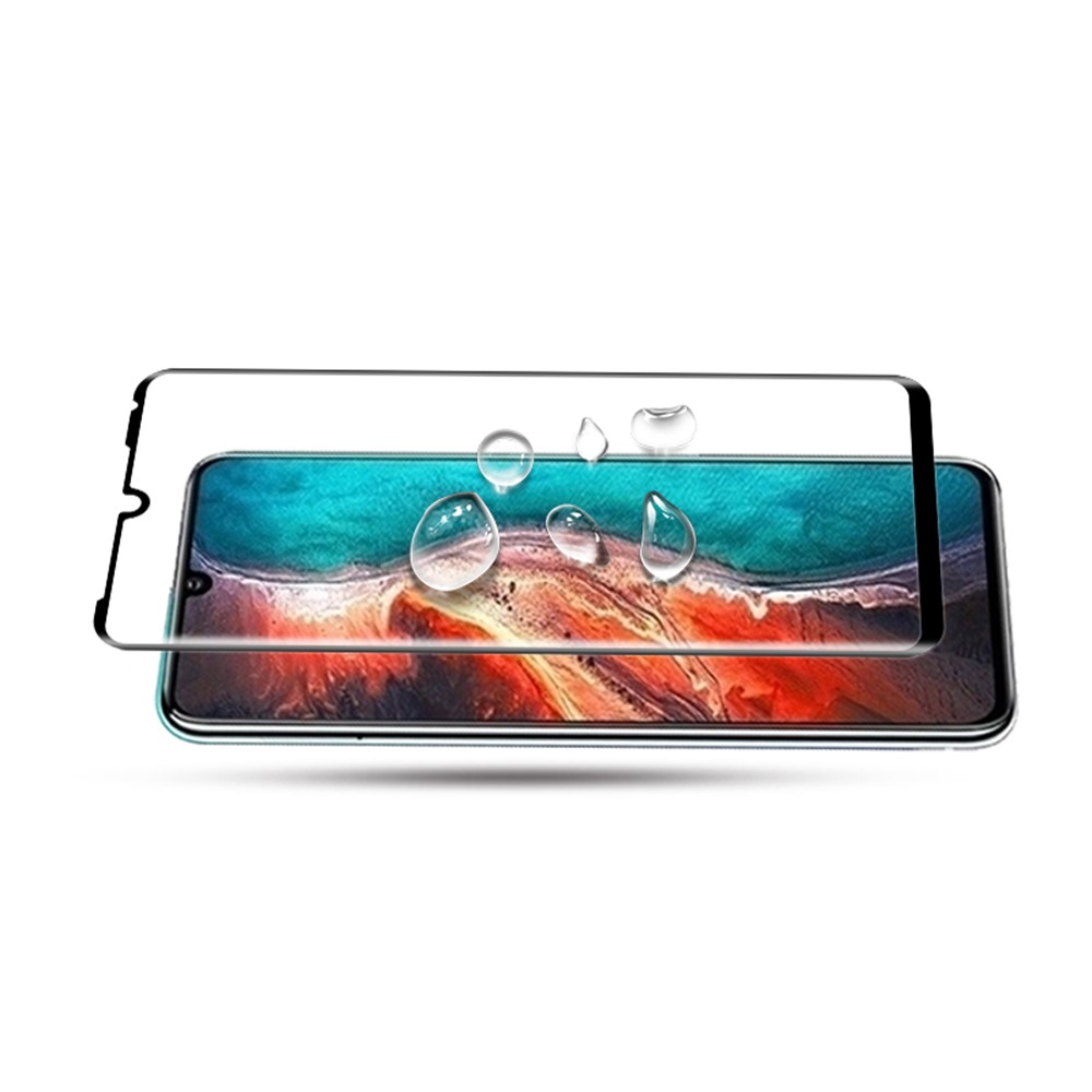 Amorus Pour Huawei P30 Pro Temperred Glass Screen Protector Full Full Glu Full 3D Curbed Edge Anti-Scratch HD Clear Screen Film