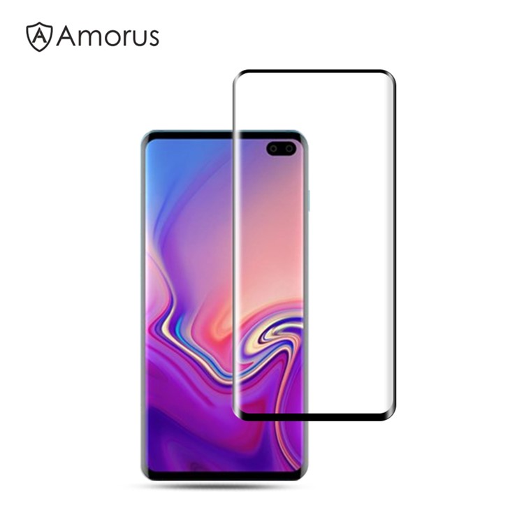 AMORUS Für Samsung Galaxy S10 Plus Gekrümmte 3D-Vollbild-Displayschutzfolie (fallfreundliche Version)-1