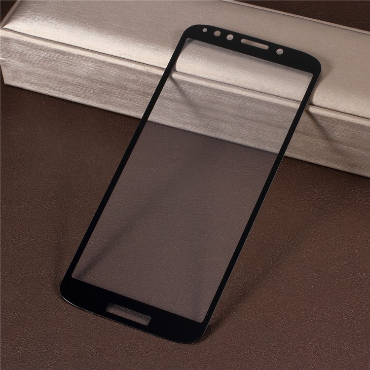 9D Curved Full Size Tempered Glass Screen Protector for Motorola Moto E5 Play Go - Black-1