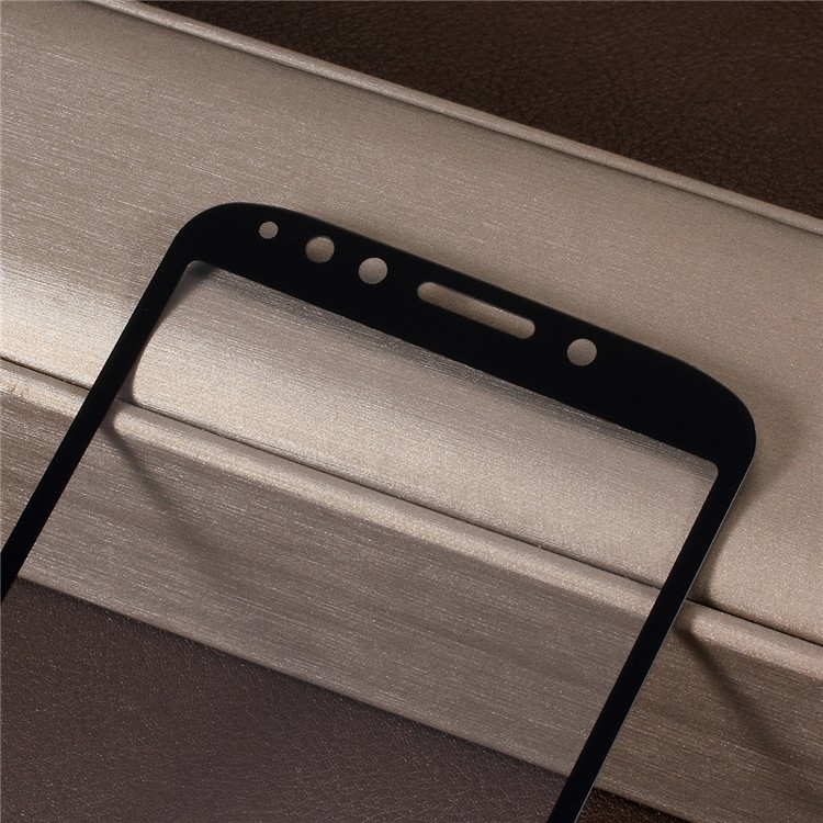 9D Curved Full Size Tempered Glass Screen Protector for Motorola Moto E5 Play Go - Black-2