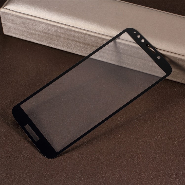 9D Curved Full Size Tempered Glass Screen Protector for Motorola Moto E5 Play Go - Black-4