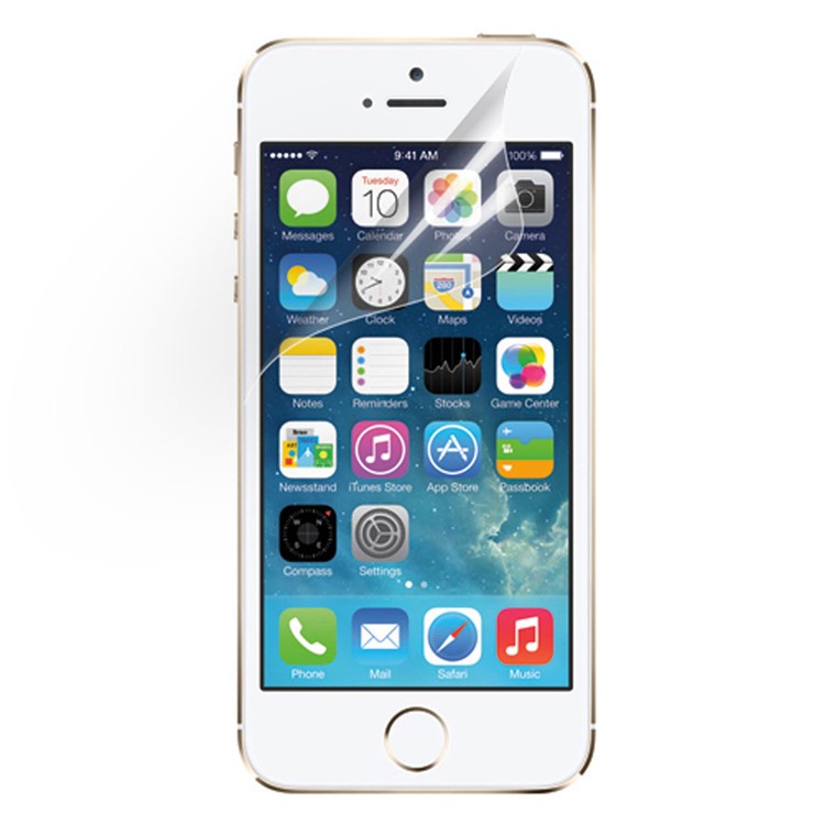 DEVIA Front + Back HD Anti-Dazzle Screen Protector Films for iPhone SE 5s 5-1