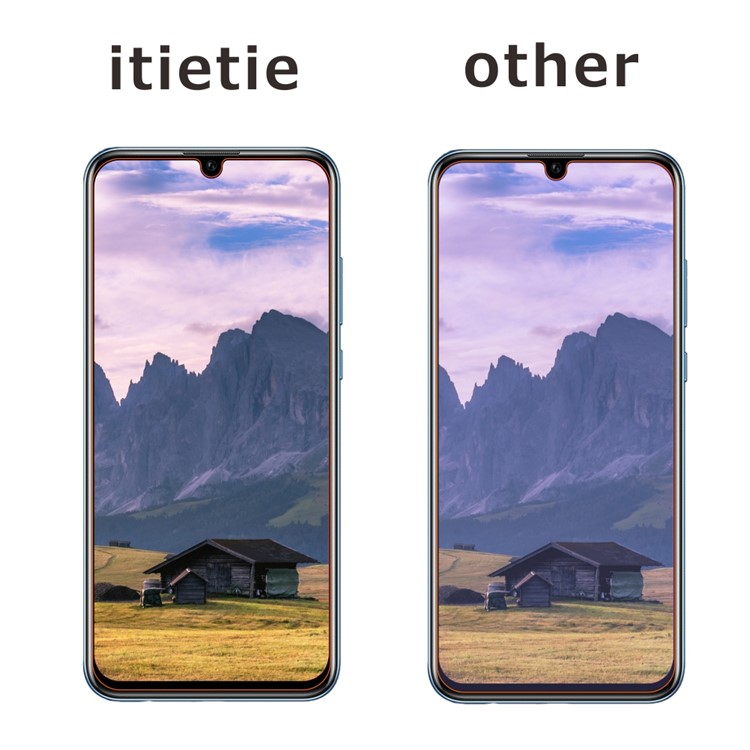 ITIETIE 2Pcs/Set 9H Tempered Glass Screen Protector Films for Huawei P Smart (2019) / Honor 10 Lite-7