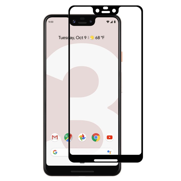 HAT PRINCE for Google Pixel 3 XL Full Glue Full Size 0.26mm 9H 2.5D Arc Edge Tempered Glass Screen Protector-1