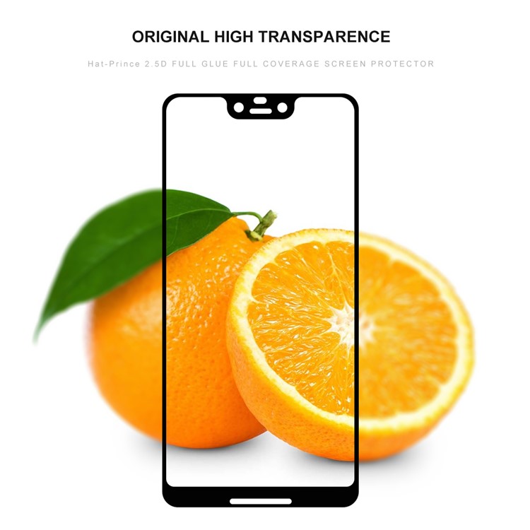 HAT PRINCE for Google Pixel 3 XL Full Glue Full Size 0.26mm 9H 2.5D Arc Edge Tempered Glass Screen Protector-2