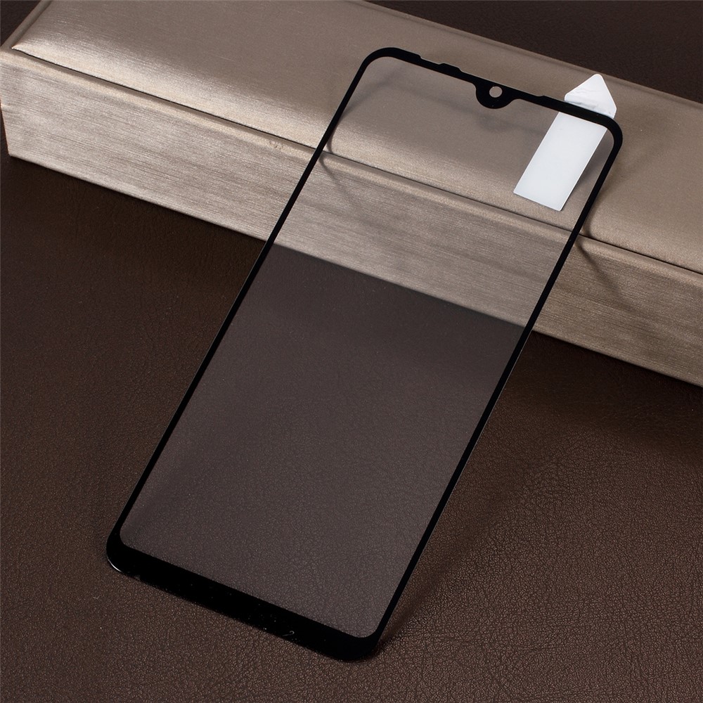 RURIHAI Solid Defense Tempered Glass Screen Protector Film for Xiaomi Mi Play - Black-1