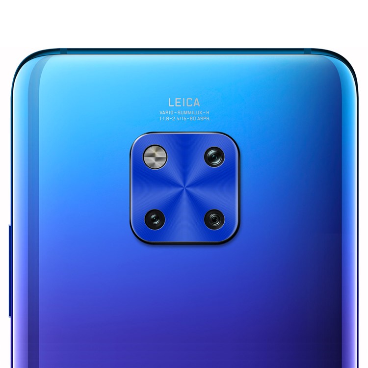 HAT PRINCE Protective Metal Camera Lens Guard for Huawei Mate 20 Pro - Blue-2