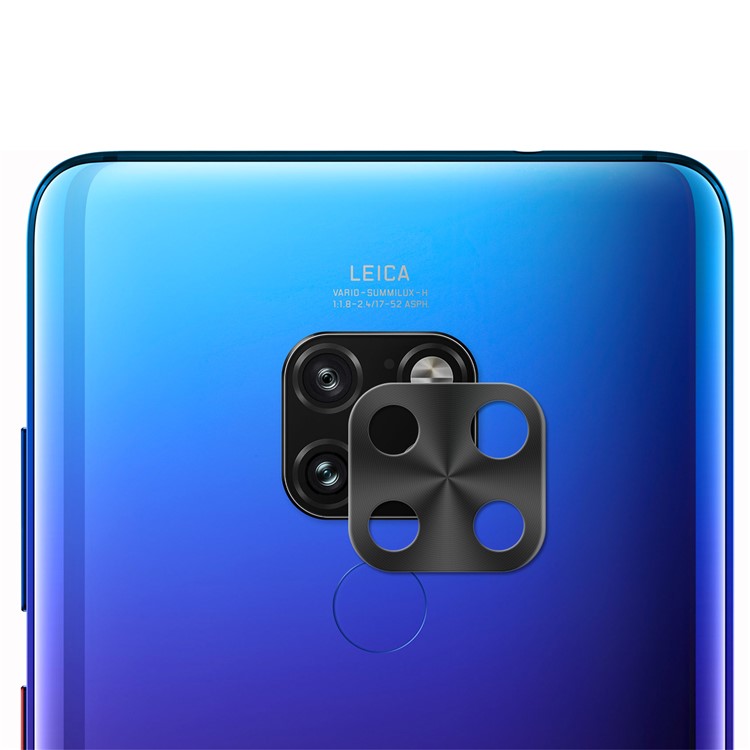 HAT PRINCE Metal Rear Camera Lens Protector Film for Huawei Mate 20 - Black-1