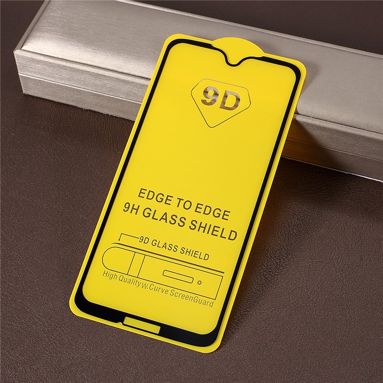 9D Curved Full Size Tempered Glass Screen Protector Film for Motorola Moto G7 / G7 Plus - Black-5
