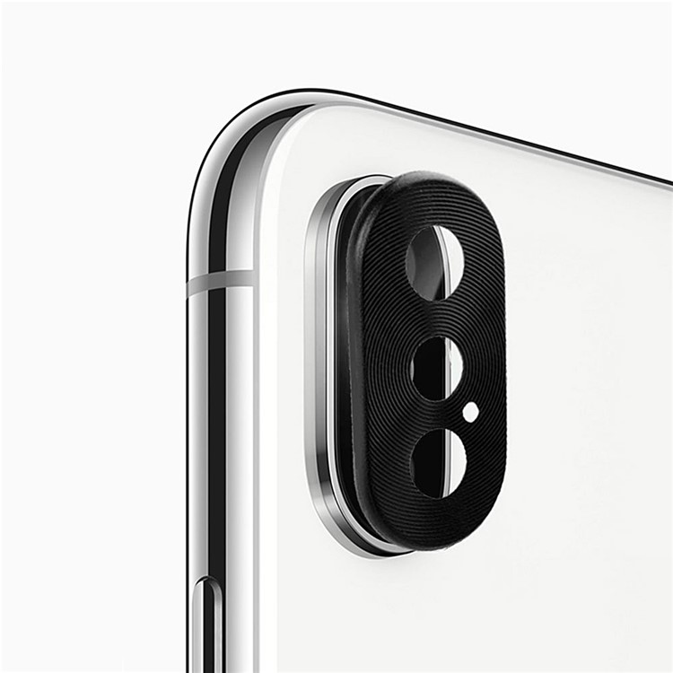 HAT PRINCE Metal Camera Lens Ring Protector for iPhone XS Max 6.5 inch - Black-2