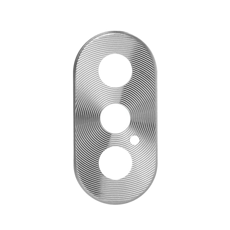 HAT PRINCE Metal Camera Lens Ring Protector for iPhone XS Max 6.5 inch - Silver-1