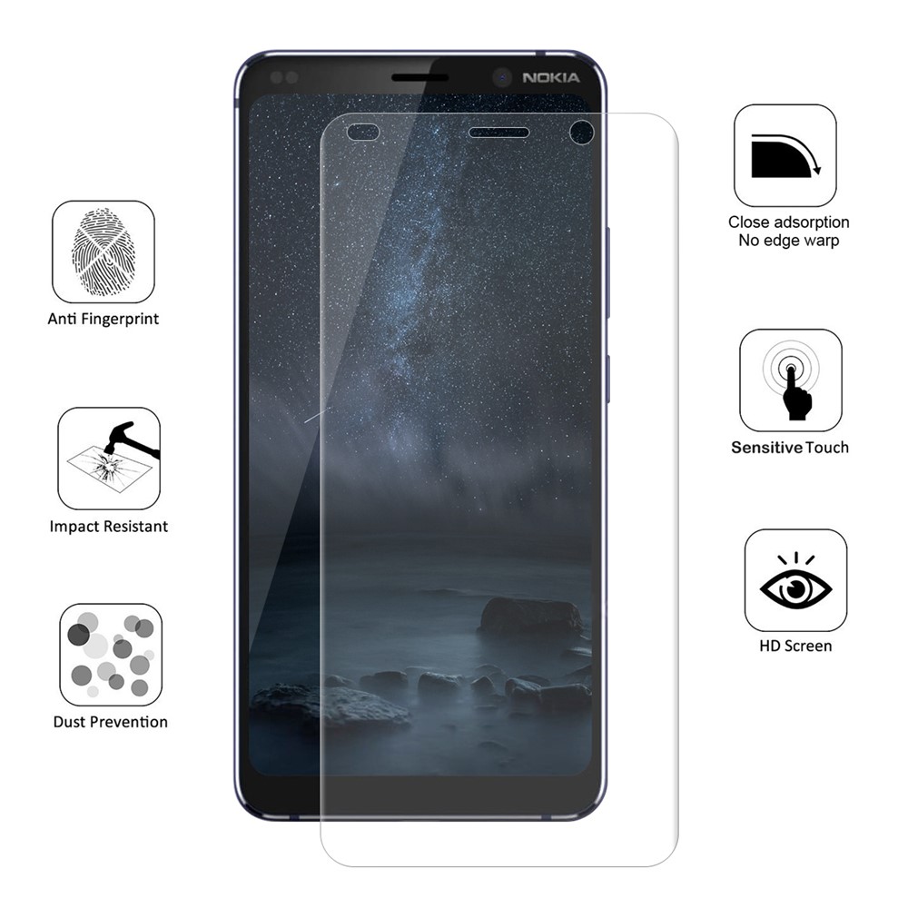 HAT PRINCE 3D Full Covering Soft Screen Protector Film for Nokia 9 PureView-5