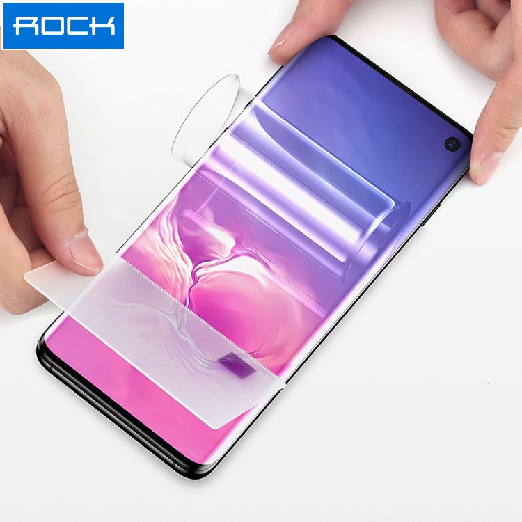 

ROCK 0.18MM Мягкий ТПУ Гидрогель Полный Экран Защитная Пленка Для Samsung Galaxy S10 [поддержка Ультразвуковой Разблокировки Отпечатков Пальцев], Galaxy S10