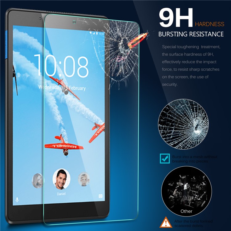 0.25mm 9H Full Size Tempered Glass Screen Protective Cover (Arc Edge) for Lenovo Tab E8 Tablet-2