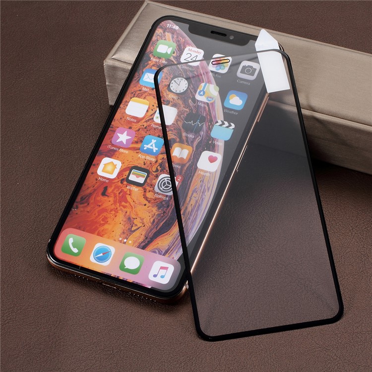RURIHAI 4D 0.15mm Ultra Mince Protecteur D'écran En Verre Trempé Pour Iphone XS Max - Noir-1