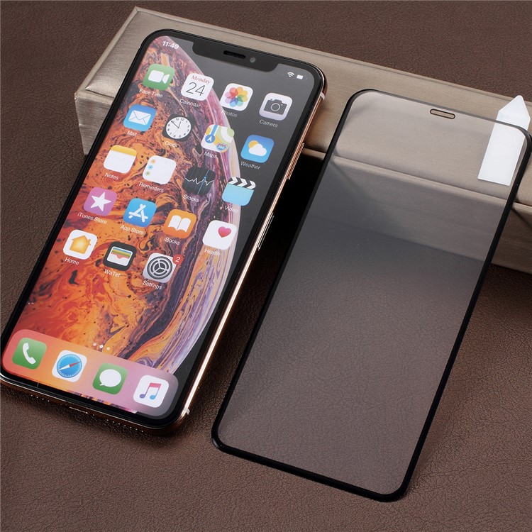 RURIHAI 4D 0.15mm Ultra Mince Protecteur D'écran En Verre Trempé Pour Iphone XS Max - Noir-6