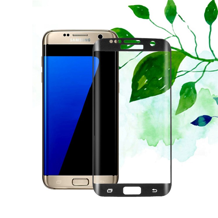 

AMORUS Для Samsung Galaxy S7 Края G935 Шелковой Печати Полный Размер Изогнутые Закаленное Стекло Экрана Фильм - черный, Galaxy S7 edge