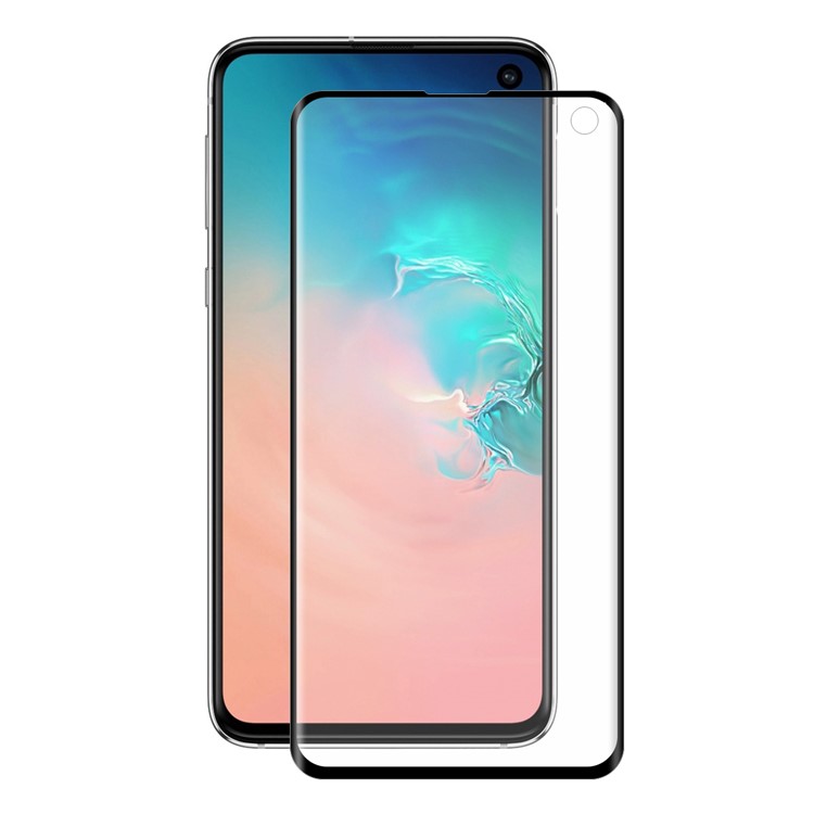 HAT PRINCE Galvanizado 3D Curvado Em Tamanho Grande PET Protetor De Tela Capa Para Samsung Galaxy S10e - Preto-1