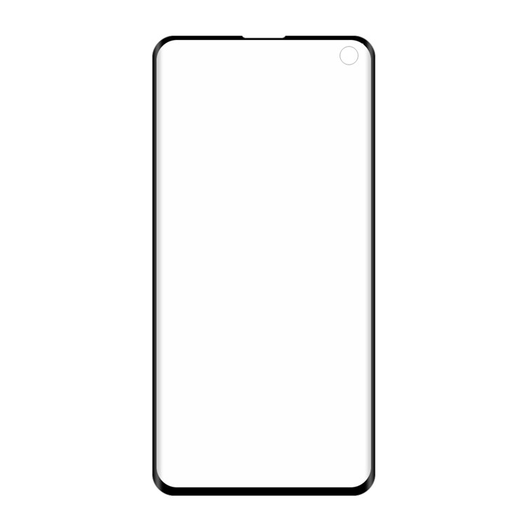 HAT PRINCE Galvanizado 3D Curvado Em Tamanho Grande PET Protetor De Tela Capa Para Samsung Galaxy S10e - Preto-3