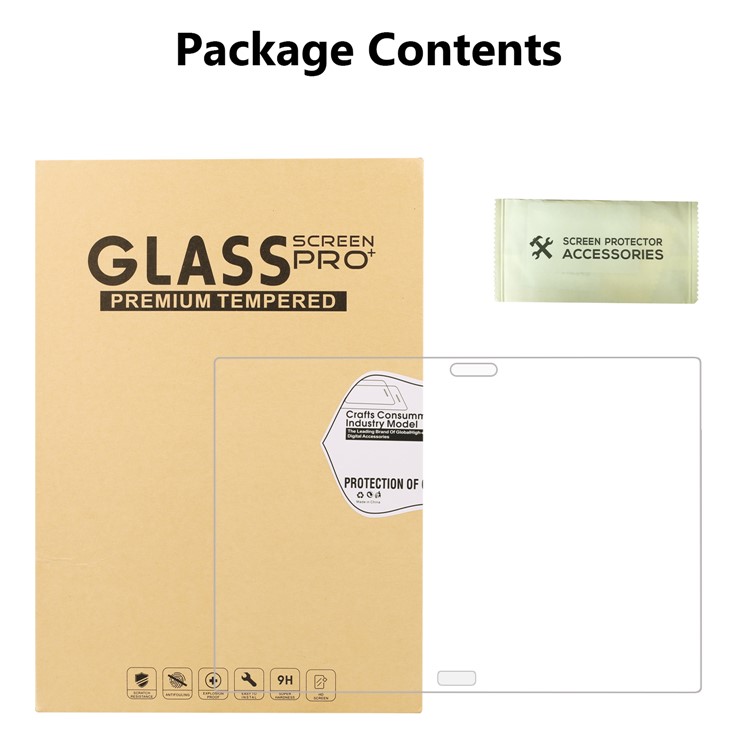 0.25mm Arc Edge 9H Full Screen Coverage Tempered Glass Protector for Lenovo Tab 4 10 Plus-7