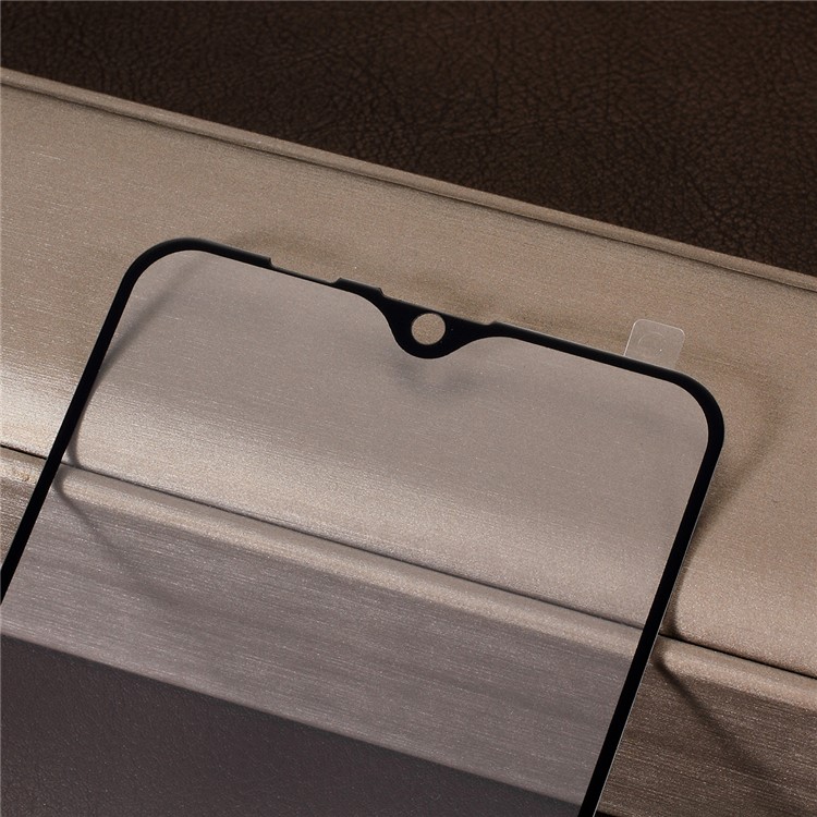 For Samsung Galaxy M20 Silk Printing Full Screen Coverage Tempered Glass Protector-2