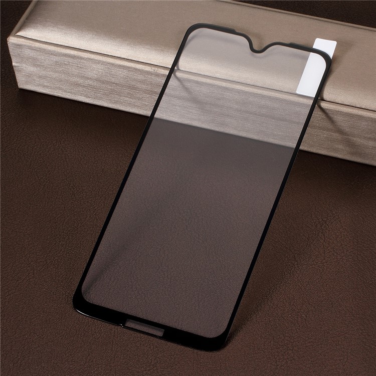 Silk Printing Full Size Tempered Glass Screen Protector Film (Full Glue) for Motorola Moto G7/Moto G7 Plus-1