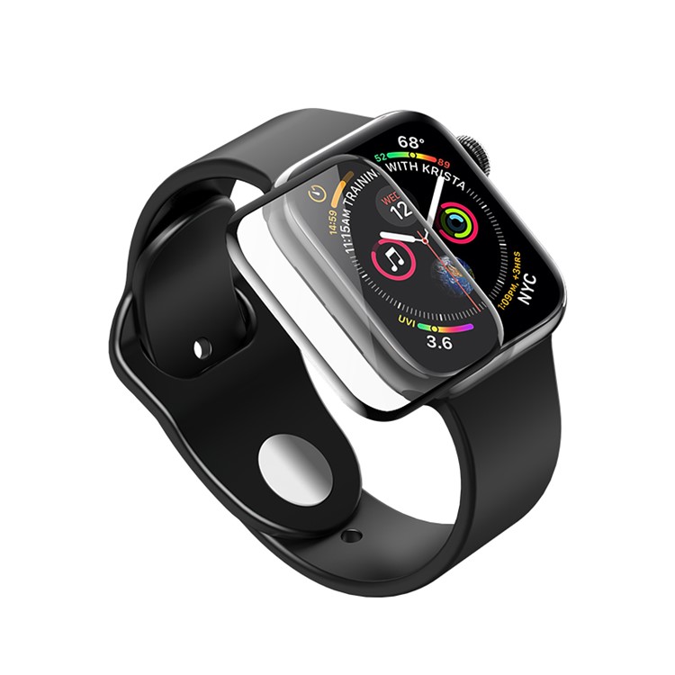 HOCO Arc Edge Silk Printing HD Tempered Glass Screen Guard for Apple Watch Series 4 40mm-2
