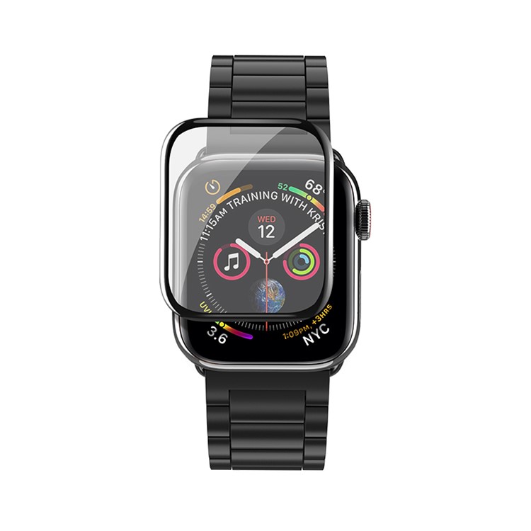 HOCO Arc Edge Silk Printing HD Tempered Glass Screen Guard for Apple Watch Series 4 40mm-3
