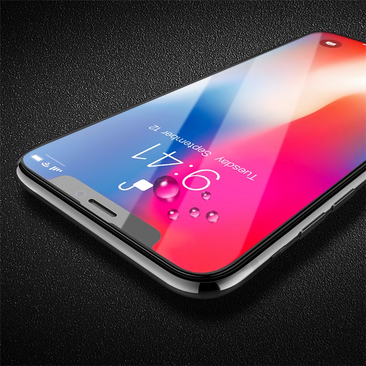 HOCO 3D Full Covering Soft PET Edges Tempered Glass Screen Protector Cover for iPhone X/XS 5.8 inch (G2)-9