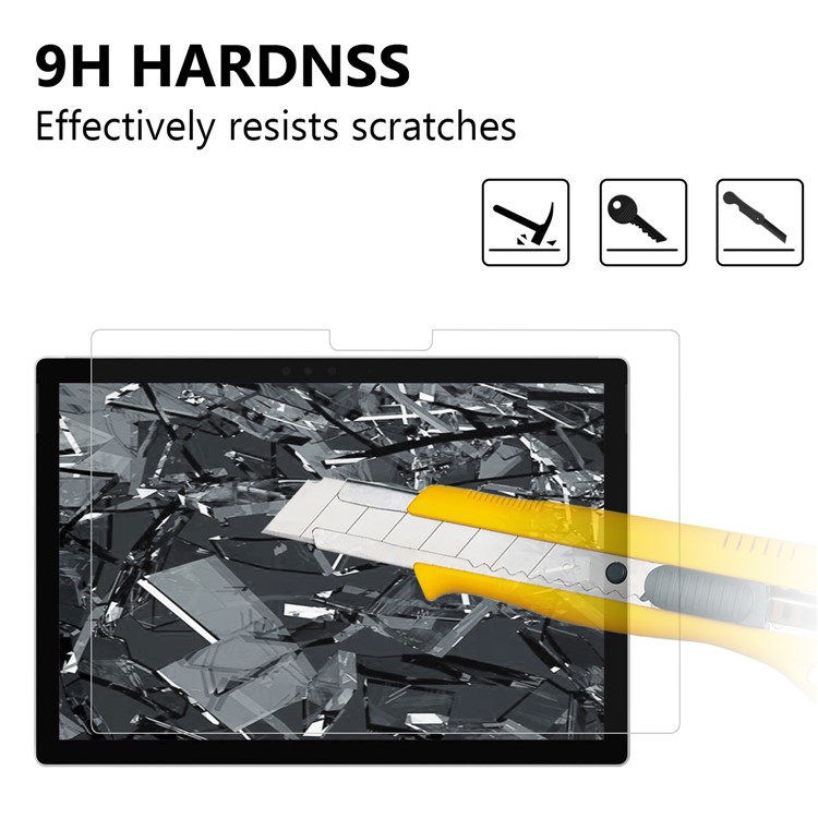 For Microsoft Surface Go 9H Full-screen Covering Tempered Glass Protector 0.25mm Arc Edge-3