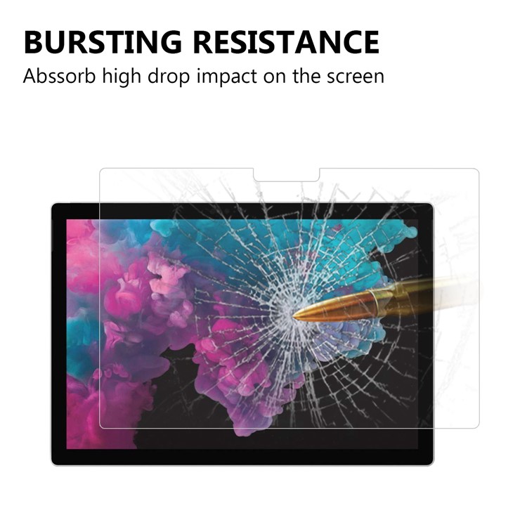 For Microsoft Surface Go 9H Full-screen Covering Tempered Glass Protector 0.25mm Arc Edge-4