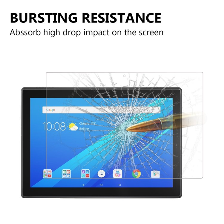 For Lenovo Tab 4 10 9H 0.25mm Arc Edge Full Screen Coverage Tempered Glass Protector-4