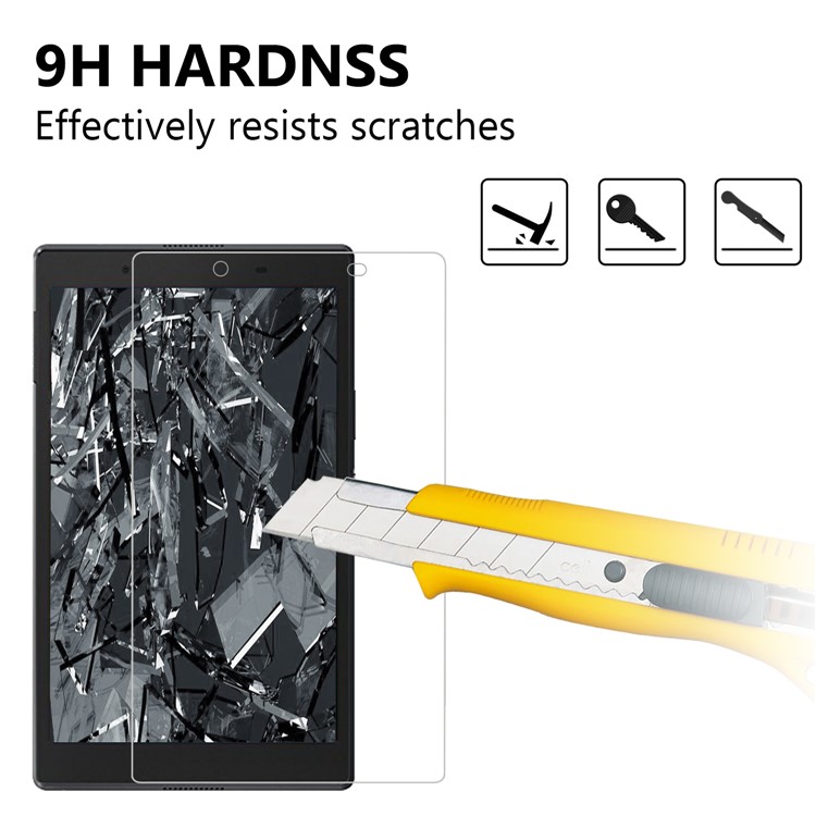 0.25mm Arc Edge 9H Full Screen Coverage Tempered Glass Guard Film for Lenovo Tab 4 8-3