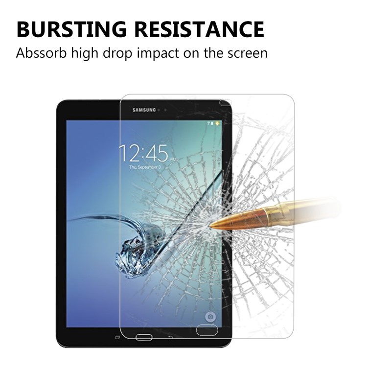 0.25mm Arc Edge 9H Full Screen Covering Tempered Glass Protector for Samsung Galaxy Tab S2 9.7 T810 T815-4