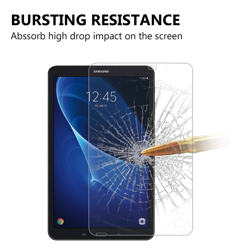 Film de Protection en Verre Trempé à Arc Arc de 0,25 mm 9h Pour la Protection en Verre Trempé Pour Samsung Galaxy Tab A 10.1 (2016) T580-4