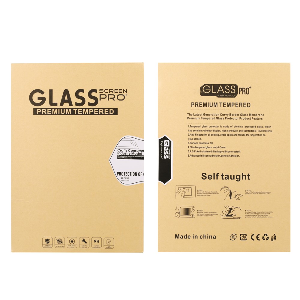 Film de Protection en Verre Trempé à Arc Arc de 0,25 mm 9h Pour la Protection en Verre Trempé Pour Samsung Galaxy Tab A 10.1 (2016) T580-8