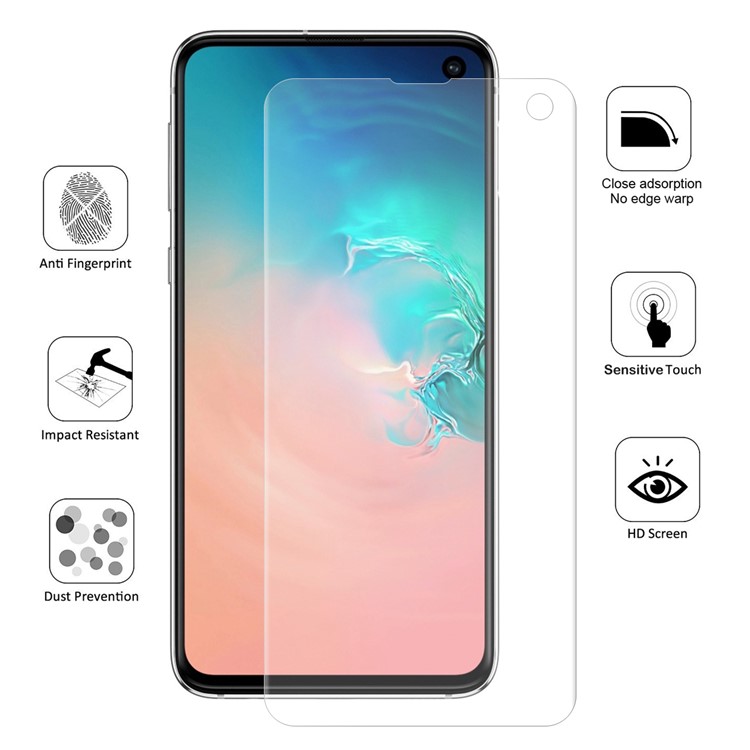 HAT PRÍNCIPE 3D Em Tamanho Maior Tela De Capa Protetora Filme Macio Para Samsung Galaxy S10e-5