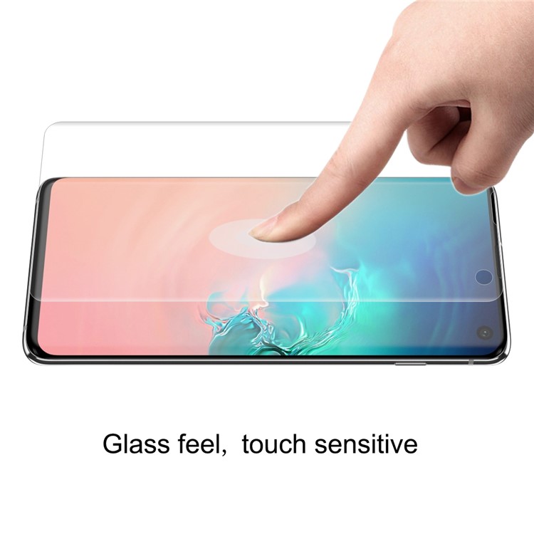 HAT PRINCE Full Coverage Front+Back Film Soft Screen Protector for Samsung Galaxy S10 (Ultrasonic Fingerprint Unlock)-5