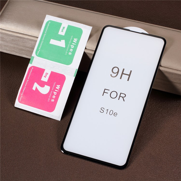 5D Full Screen Silk Printing Tempered Glass Shield for Samsung Galaxy S10e - Black-6