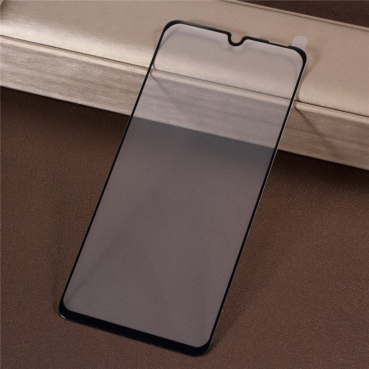 Pantalla De Cobertura Completa Con Estampado De Seda Y Vidrio Templado Para Huawei P30 Lite - Negro-1
