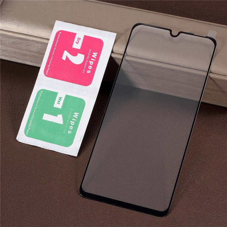 Pantalla De Cobertura Completa Con Estampado De Seda Y Vidrio Templado Para Huawei P30 Lite - Negro-5