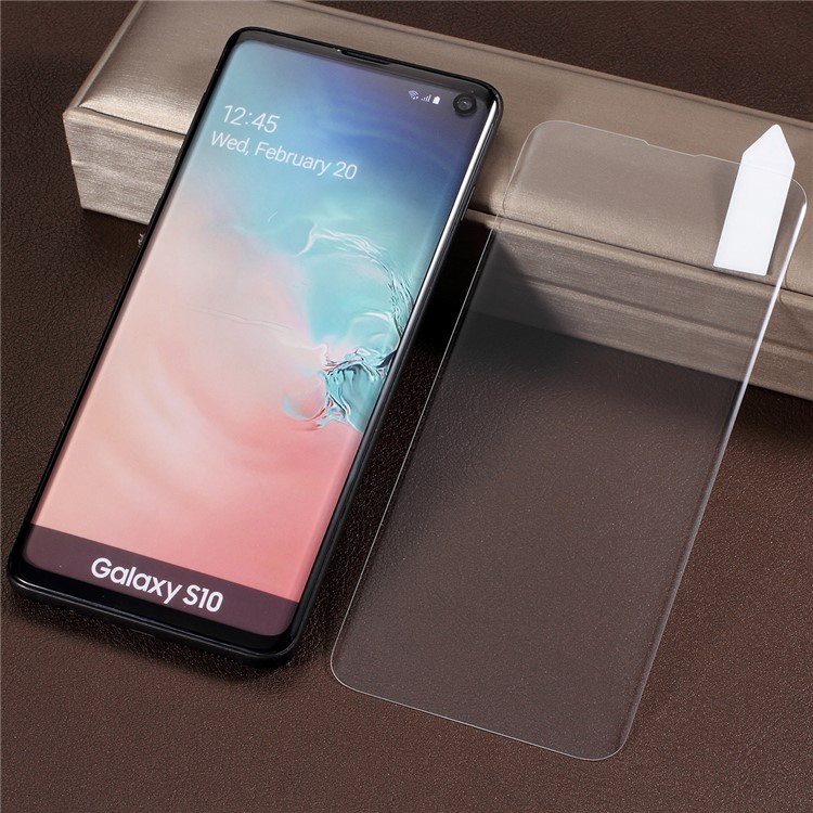 RURIHAI for Samsung Galaxy S10 3D Full Glue UV Liquid Tempered Glass Full Screen Guard Film + UV Lamp-3