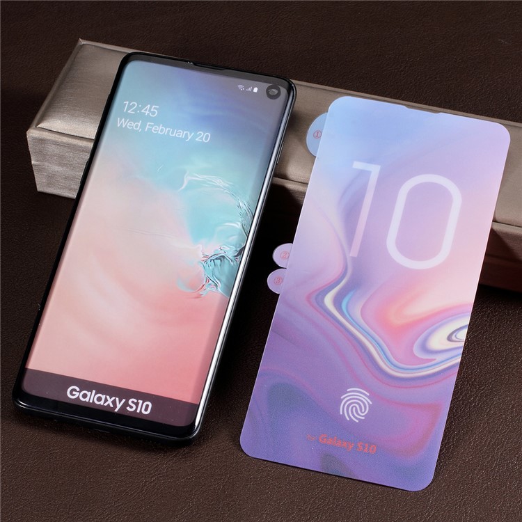 Full Size Soft PET Screen Protector Film for Samsung Galaxy S10 (Fingerprint Unlock)-1