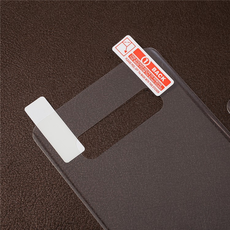 Film De Protection Avant Et Arrière En PET Souple Et Transparent Pour Samsung Galaxy S10 Plus-4