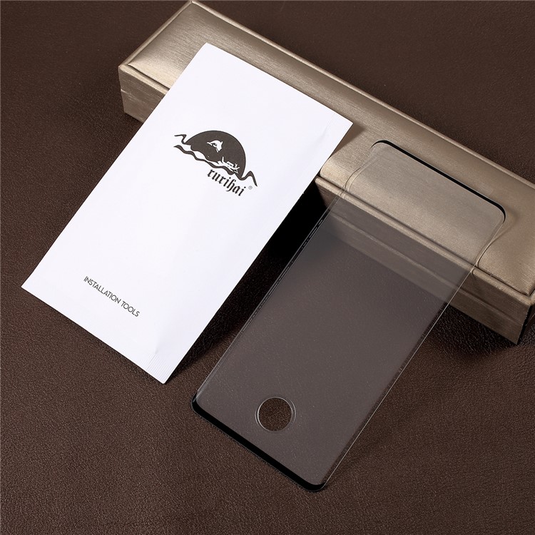 RURIHAI 3D Curvo Em Tamanho Grande Anti-explosão Tela De Vidro Temperado Capa Para Samsung Galaxy S10 Plus (suporte A Impressão Digital De Desbloqueio)-4