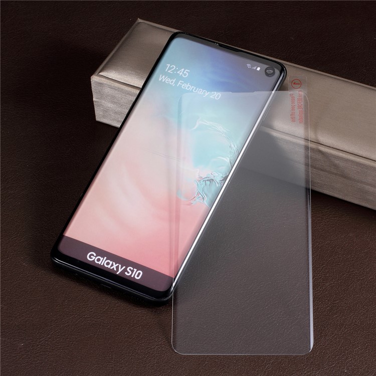 3D Full Coverage UV Liquid Tempered Glass Screen Protector+UV Lamp for Samsung Galaxy S10-2