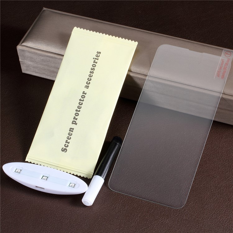 UV Liquid Tempered Glass Full Screen Film + UV Lamp for Samsung Galaxy S10e-5
