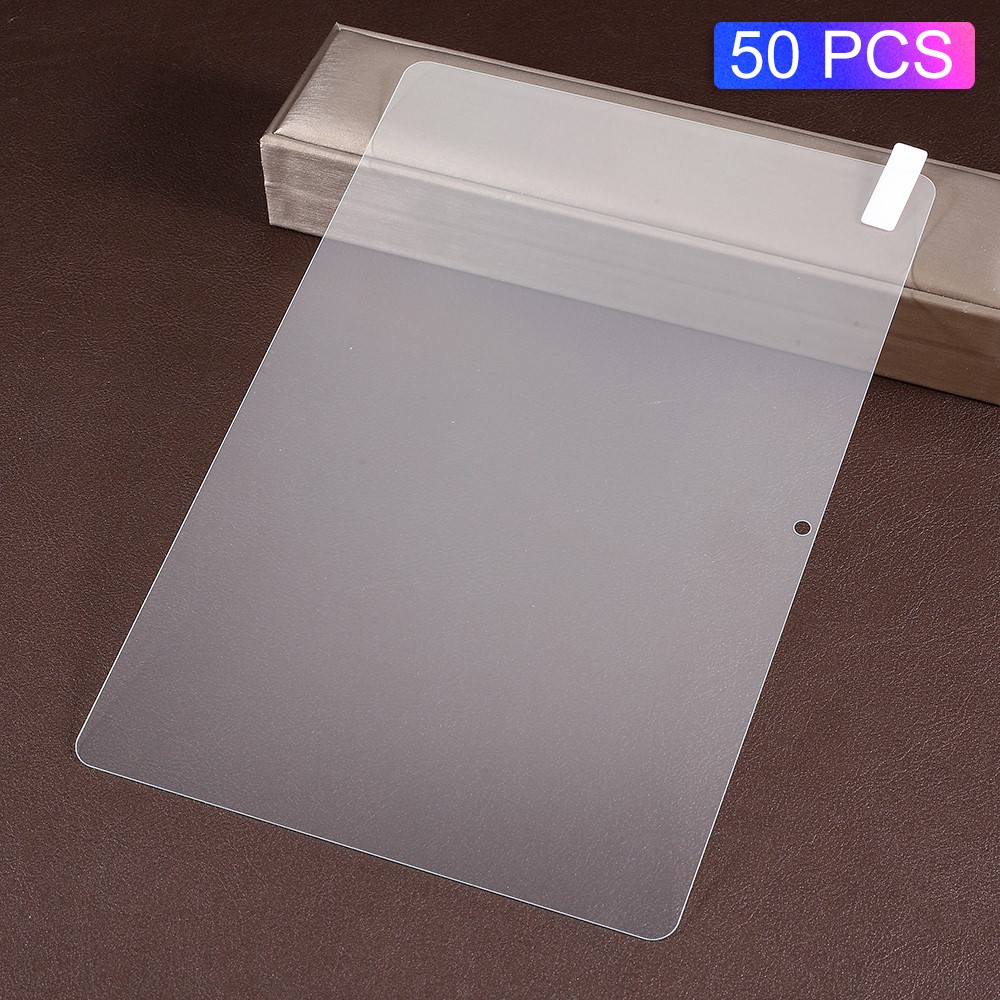 50Pcs/Pack 0.3mm Arc Edges Full Size Tempered Glass Shield for Huawei MediaPad T5 10 (No Package)-1