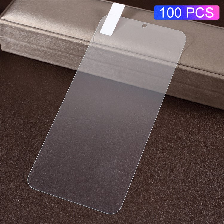 100Pcs/Pack 0.3mm Arc Edges Tempered Glass Screen Shield for Huawei Y7 (2019)-1